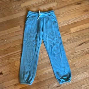 Teal sweatpants